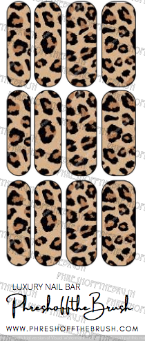 Cheetah Print Decal